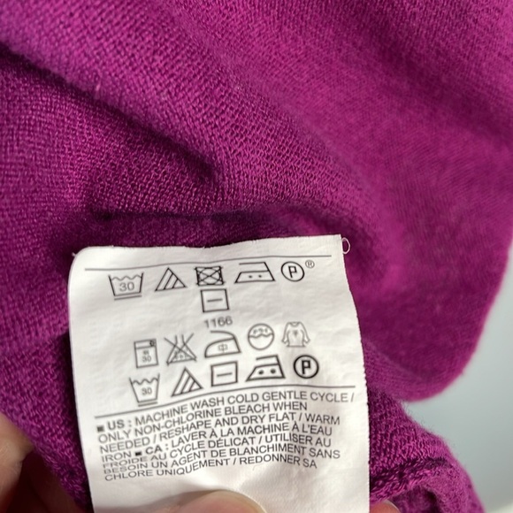 Old Navy Open Cardigan Sweater Lightweight Knit Plum And Get It Retro Size XXL - Picture 9 of 11